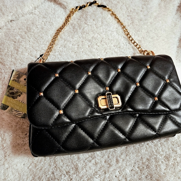 Badgley Mischka | Crossbody | Quilted | Vegan Leather | Purse | Handbag | NWT - Picture 2 of 14